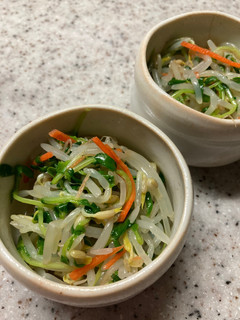副菜 もやしと豆苗のナムル-レシピのメイン写真