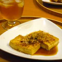 รูปของ 豆腐ステーキ★長ねぎソース