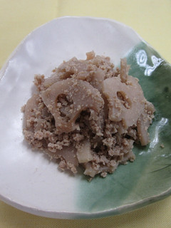 れんこんのそぼろ炒め★神戸市学校給食-レシピのメイン写真