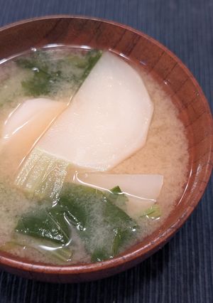 簡単！蕪の甘さが美味しいお味噌汁-レシピのメイン写真