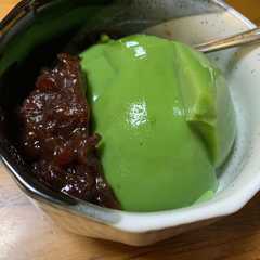 รูปของ 抹茶ミルクゼリー