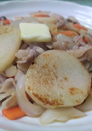 豚バラ肉長芋炒め-レシピのメイン写真