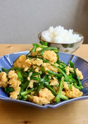 ふわふわシャキシャキ！節約ニラ玉-レシピのメイン写真