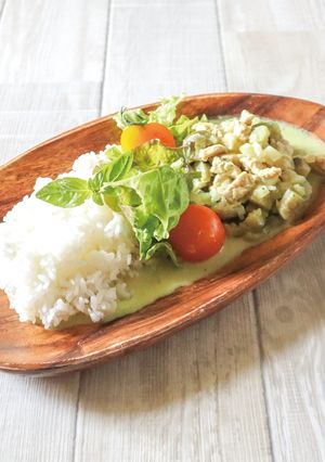 なすのグリーンカレー-レシピのメイン写真