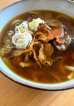 時短レシピ♪ 残りものカレーONうどん-レシピのメイン写真