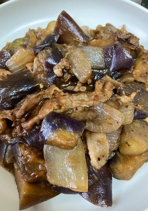 回鍋肉の素でナスと豚肉の炒め物-レシピのメイン写真
