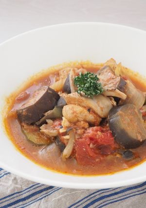 鶏肉と野菜のトマト煮込み-レシピのメイン写真