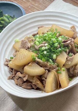 【時短】豚肉と舞茸と大根の煮物-レシピのメイン写真