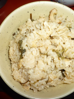 ワラビを入れた炊き込み御飯-レシピのメイン写真