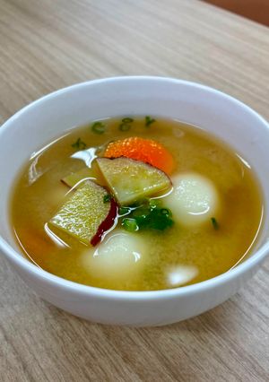 白玉みそ汁【ここから栄養士】-レシピのメイン写真