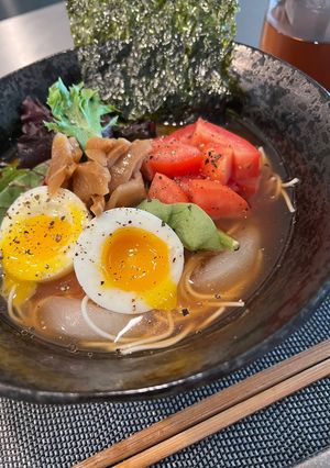 ピリ辛♡冷やしラーそうめん-レシピのメイン写真