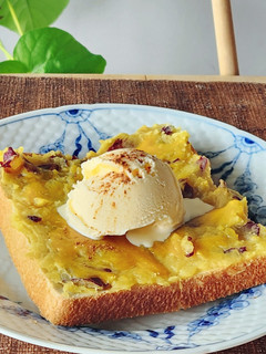 さつま芋&アイスでフレンチトースト☆朝食-レシピのメイン写真