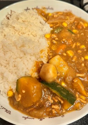 素材を楽しむ♪かぼちゃと里芋のシンプルカレー⭐︎-レシピのメイン写真