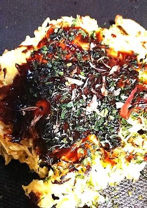 美味しい、簡単、米粉のお好み焼き-レシピのメイン写真