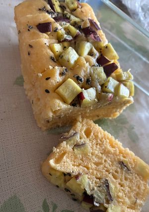 レンジで簡単　さつまいも蒸しパン-レシピのメイン写真