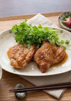 🤍鶏肉の甘辛焼き(山賊焼き風)-レシピのメイン写真