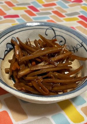 超簡単☆お正月だよ！きんぴらごぼう3♪♪-レシピのメイン写真