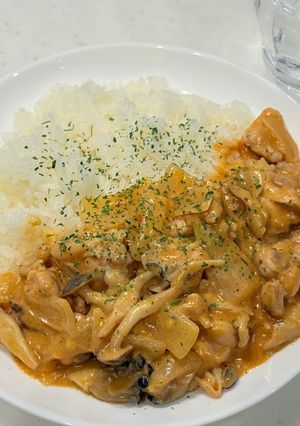 コク旨！鶏もも肉の韓国風ロゼ煮込み-レシピのメイン写真