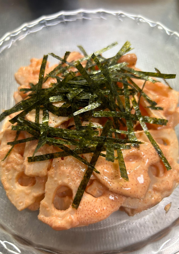 蓮根の明太マヨ和え。-レシピのメイン写真