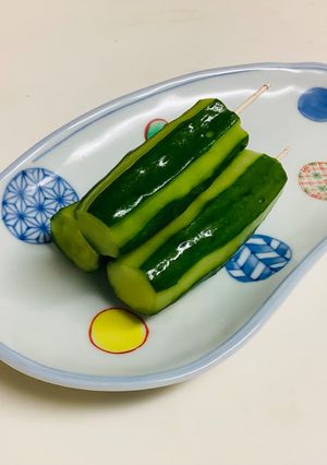 お祭り風♩きゅうりの一本漬け-レシピのメイン写真