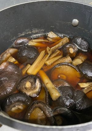 【正月用】椎茸とごぼうの煮物-レシピのメイン写真