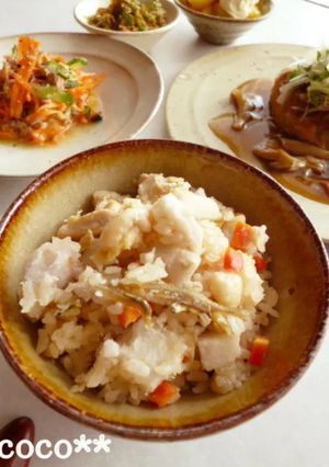 ほっこり里芋いりこ飯-レシピのメイン写真