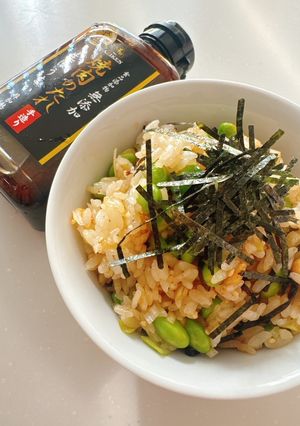 焼肉の生だれで悪魔的旨さ　枝豆たぬきご飯-レシピのメイン写真