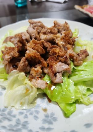 蒸しキャベツ豚肉載せ-レシピのメイン写真