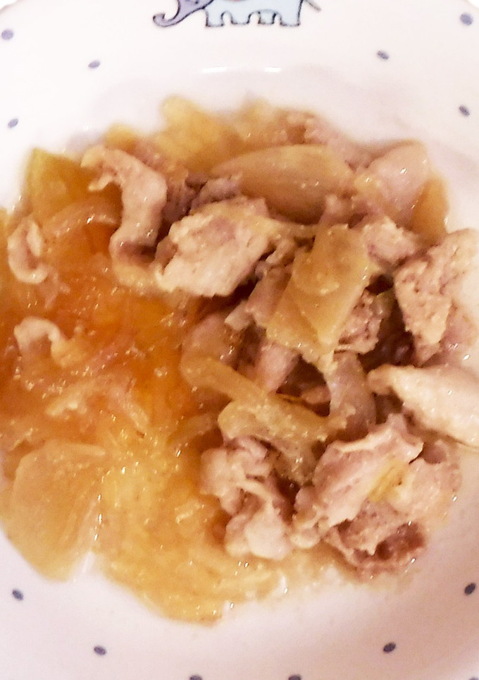 【保育園給食】豚肉のうま煮-レシピのメイン写真