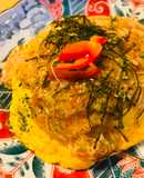 天津飯風●たきこみごはんのカニカマ玉子丼