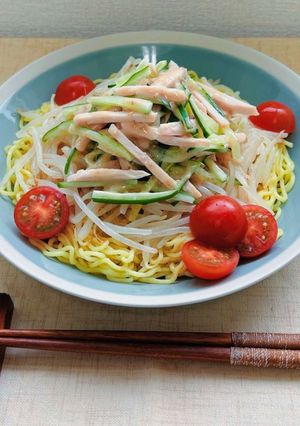 ベジ♪棒棒鶏（バンバンジー）冷やし麺-レシピのメイン写真