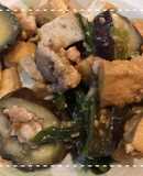 長ネギ大量消費！なすと豚肉の味噌炒め