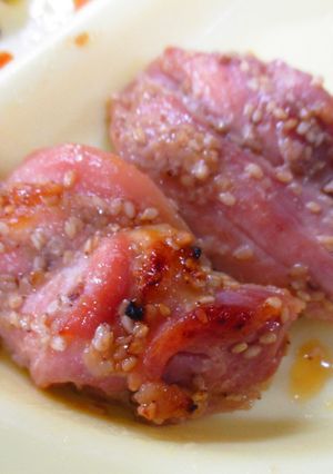 りす組試食会「鶏のごまみそ焼き」-レシピのメイン写真