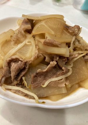 大根と豚肉の炒めもの-レシピのメイン写真