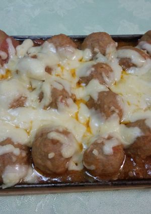 ミートボールのチーズ焼き-レシピのメイン写真