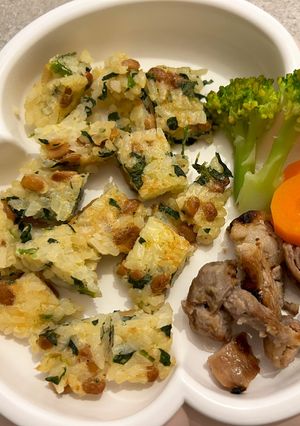 手づかみパクパク幼児食★納豆おやき-レシピのメイン写真
