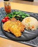 鶏胸肉のスパイスカレーチーズピカタ
