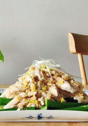 レンジde蒸し鶏☆鶏ささみの棒々鶏☆夕食-レシピのメイン写真