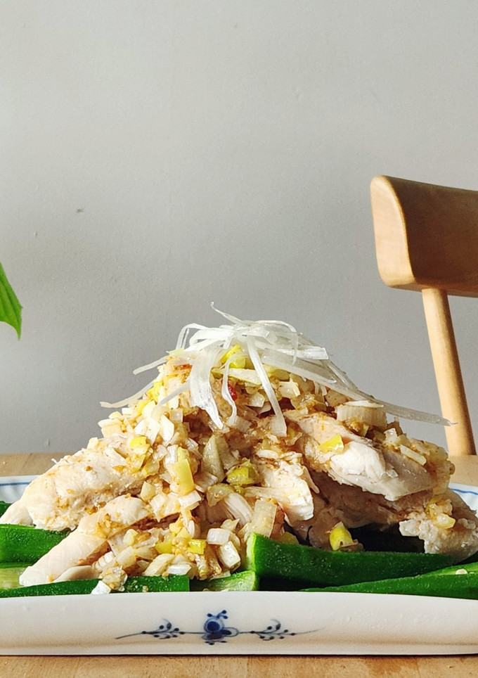 レンジde蒸し鶏☆鶏ささみの棒々鶏☆夕食-レシピのメイン写真
