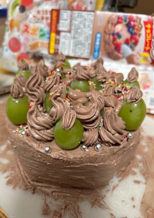 coco式マスカットチョコケーキ5号-レシピのメイン写真