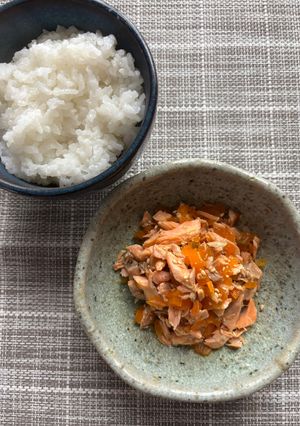 サーモンハラミと粕漬け和え-レシピのメイン写真