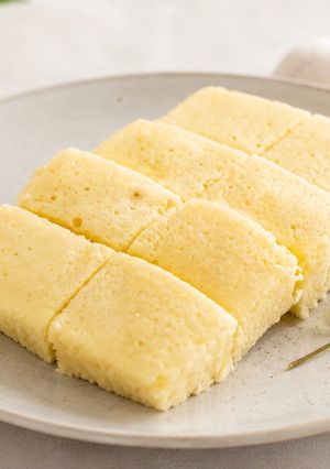豆腐でしっとりたまご蒸しパン-レシピのメイン写真
