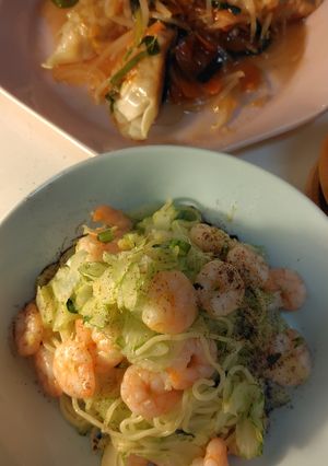 えびとセロリの生姜塩焼きそば-レシピのメイン写真