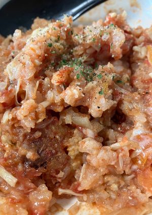 全部炊飯器冷凍やせトマトリゾット風弁当-レシピのメイン写真