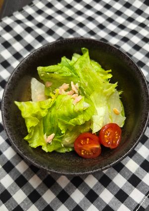 レタスとツナの簡単サラダ-レシピのメイン写真