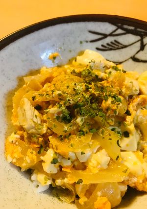 鶏肉とミニ豆腐の親子丼-レシピのメイン写真