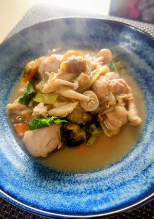 ストウブで♡鶏肉となすのみぞれ煮-レシピのメイン写真
