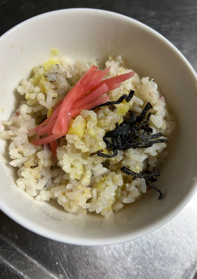 さつまいもともずくスープの炊き込みご飯-レシピのメイン写真