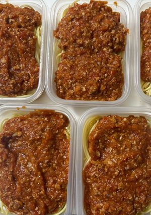 ミートスパゲッティーの冷凍弁当-レシピのメイン写真