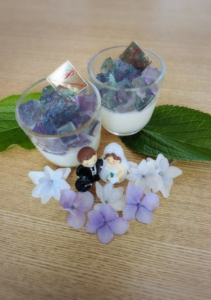 紫陽花ゼリー-レシピのメイン写真